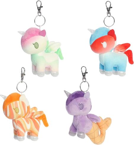 Aurora® Enchanting ©tokidoki Frozen Treats Blind Bag Stuffed Animal - Decorative Plush With Colorful Design - Ideal Gift for Adults and Kids - Multicolor 4.5 Inches in Saudi Arabia