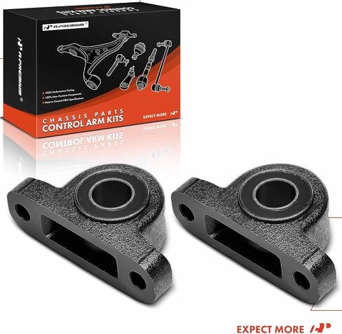 A-Premium 2 × طقم جلبة ذراع التحكم السفلي الأمامي والخلفي، متوافق مع Jeep WK Series Grand Cherokee 2005-2010، XK Series Commander 2006-2010 in Saudi Arabia