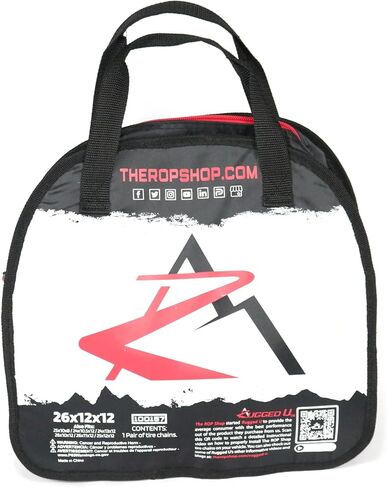 متجر شرطة عمان السلطانية | زوج 2 سلاسل إطارات ربط 26x12x12 25x10x8 24x10.5x12 لـ UTV ATV منقطع النظير MaxTrac in Kuwait