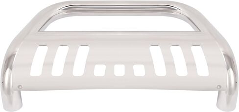 HECASA Bull Bar Brush Guard متوافق مع 2003-2014 Honda Pilot Ridgeline Grill Impact Bar مع دعامة تثبيت واقٍ من الصدمات فتحات محفورة مسبقًا لتلميع الفولاذ المقاوم للصدأ فضي in Kuwait