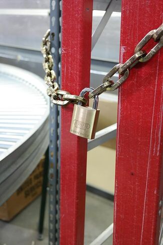 ABUS 83/45-300 S2 Schlage 45mm All Weather Solid Brass Rekeyable Padlock with 1" Shackle, Zero-Bitted in Kuwait