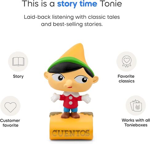 Tonies Favorite Classics: Pinocchio & Other Classic Stories Audio Toy Figurine [Spanish] in Saudi Arabia