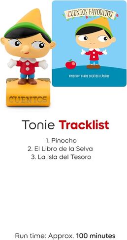 Tonies Favorite Classics: Pinocchio & Other Classic Stories Audio Toy Figurine [Spanish] in Saudi Arabia