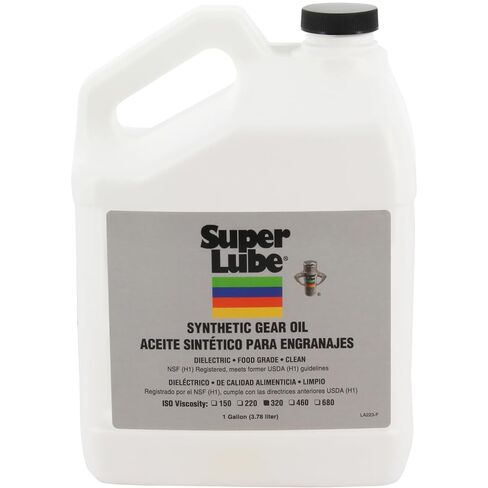 Super Lube Synthetic Gear Oil, ISO 320, 1 Qt., Translucent (54300) in Kuwait