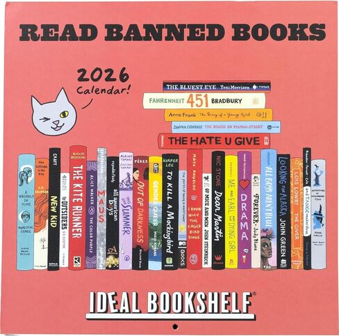 Read Banned Books 2026 Wall Calendar in Saudi Arabia