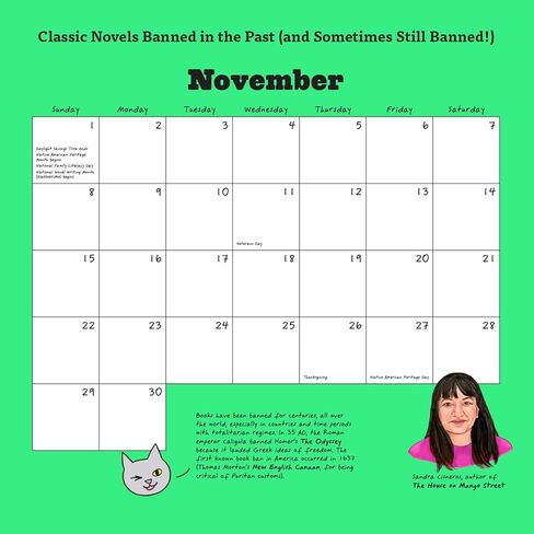 Read Banned Books 2026 Wall Calendar in Saudi Arabia