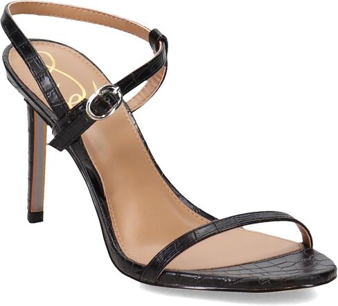 Sam Edelman Women's Doran Heeled Sandal, Black, 8 in Saudi Arabia