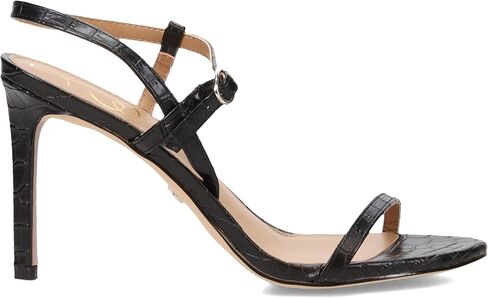 Sam Edelman Women's Doran Heeled Sandal, Black, 8 in Saudi Arabia