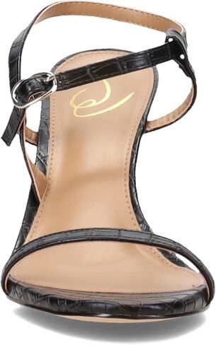 Sam Edelman Women's Doran Heeled Sandal, Black, 8 in Saudi Arabia