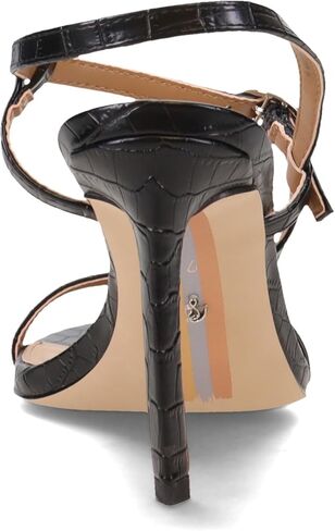 Sam Edelman Women's Doran Heeled Sandal, Black, 8 in Saudi Arabia