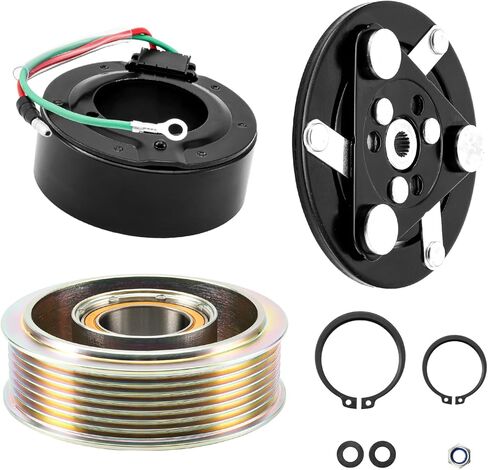 Torchbeam 98580 AC Compressor Clutch Kit Fit for CR-V 2007-2011, RDX 2007-2012, Replace 813172, 6512639, 6513243, 141003NEW, 638882, 38800RZY004RM, 38800RZYA01, 38800RZYA010M2, 38800RZYA01RM in Saudi Arabia