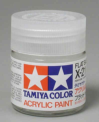 Tamiya 81021 Acrylic X21 Flat Base 3/4 oz TAM81021 in Saudi Arabia