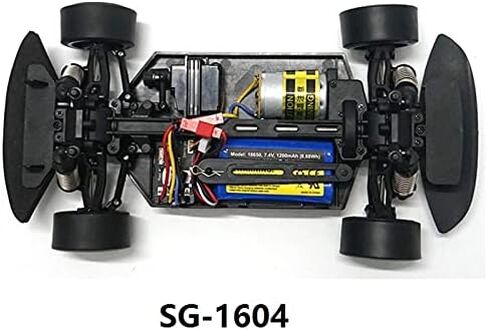 لوحة إطار هيكل الهيكل لـ SG 1603 SG 1604 SG1603 SG1604 1/16 RC إكسسوارات قطع غيار السيارات - (اللون: أسود) in Saudi Arabia