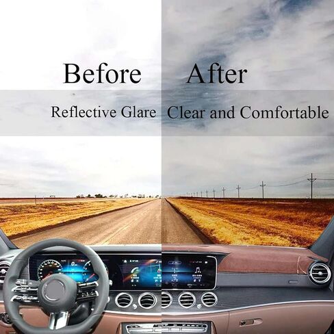 Suede Leather Car Dashboard Mat, for Mazda CX-70 CX70 2024 2025 2026 Non-Slip Dash Mat Dashmat Sunshade Protective in Saudi Arabia