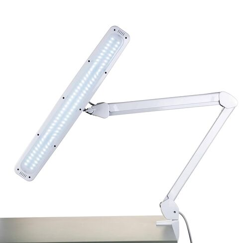 AmScope - مصباح مهام LED 21W 84 على ذراع مفصلية مع مشبك طاولة - LMP-84 in Saudi Arabia