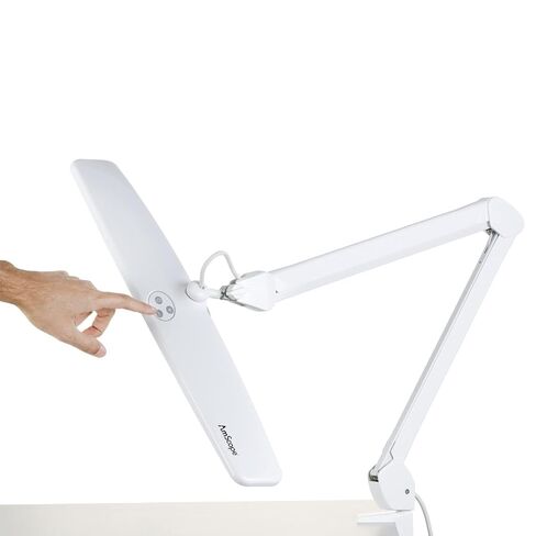 AmScope - مصباح مهام LED 21W 84 على ذراع مفصلية مع مشبك طاولة - LMP-84 in Saudi Arabia