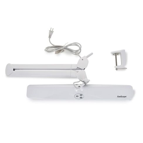AmScope - مصباح مهام LED 21W 84 على ذراع مفصلية مع مشبك طاولة - LMP-84 in Saudi Arabia