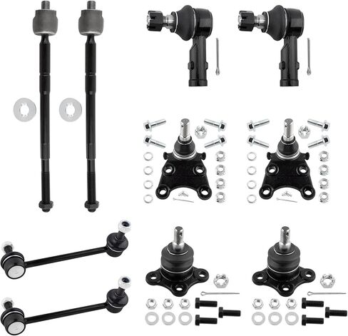 BOXI 10pcs Front Tie Rods Sway Bars Ball Joints Fit for Honda Passport 1998-2002 / for Isuzu Amigo 1998-00/Axiom 2002-04/Rodeo 1998-04/Rodeo Sport 2001-03 | K90685 K9465 K90703 K90702 EV800220 ES80622 in Saudi Arabia
