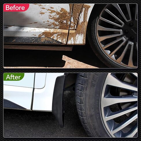 واقيات الطين BDFHYK، واقيات الطين، واقيات الطين، متوافقة مع 2019-2022 دودج رام 1500 بدون مشاعل الحاجز، 4 قطع من الجانب الأمامي والخلفي in Kuwait