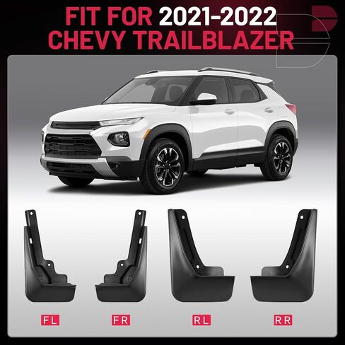 واقيات الطين BDFHYK، واقيات الطين، واقيات الطين، متوافقة مع 2019-2022 دودج رام 1500 بدون مشاعل الحاجز، 4 قطع من الجانب الأمامي والخلفي in Kuwait