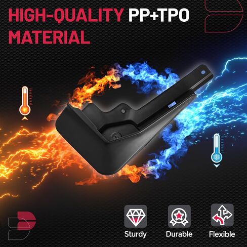 واقيات الطين BDFHYK، واقيات الطين، واقيات الطين، متوافقة مع 2019-2022 دودج رام 1500 بدون مشاعل الحاجز، 4 قطع من الجانب الأمامي والخلفي in Kuwait