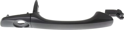 مقبض الباب الأمامي الخارجي Garage-Pro متوافق مع فولفو XC90 2003-2014 LH مقبض أسود + غطاء مزود بفتحة مفتاح in Saudi Arabia