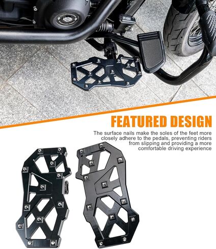 Rider Footpegs Insert Kit Hollow foot nail Fit for Low Rider S/Softail Slim FLSL 107 / Lower Rider FXLR 107 / Street Bob FXBB 107 / Fat Bob FXRB 107/ Sport Glide FLSB 107 / FXLRS 2018-2022 / Breakout in Saudi Arabia
