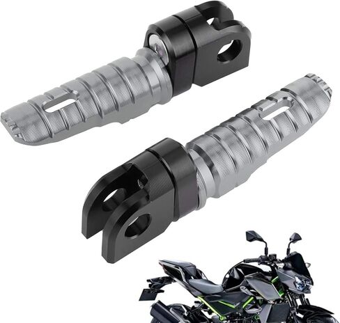 زوج من أوتاد القدم الأمامية، دواسات من سبائك الألومنيوم، مناسبة لـ Ninja Z125 PRO، Z250/SL، Z400، Z900 ترقية مسند قدم الدراجة النارية (أزرق) in Saudi Arabia