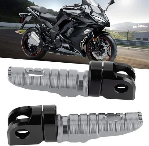 زوج من أوتاد القدم الأمامية، دواسات من سبائك الألومنيوم، مناسبة لـ Ninja Z125 PRO، Z250/SL، Z400، Z900 ترقية مسند قدم الدراجة النارية (أزرق) in Saudi Arabia