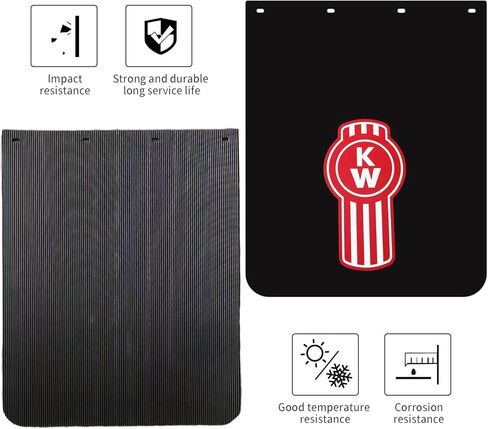 Anti-Splash Mud Flaps for Semi Trucks,24"x30" Polymer Truck Mud Flaps for Semi Truck Trailer,Heavy Duty Semi Mud Flap (30MFBK-DKW) in Saudi Arabia