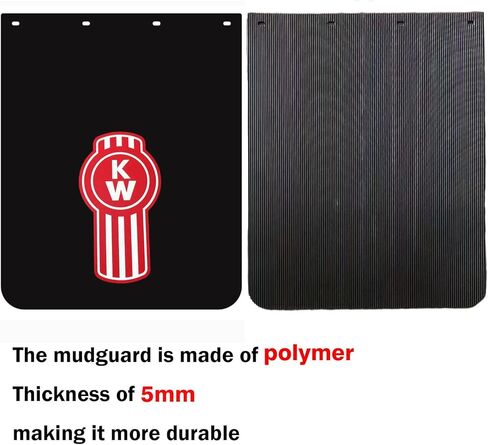 Anti-Splash Mud Flaps for Semi Trucks,24"x30" Polymer Truck Mud Flaps for Semi Truck Trailer,Heavy Duty Semi Mud Flap (30MFBK-DKW) in Saudi Arabia