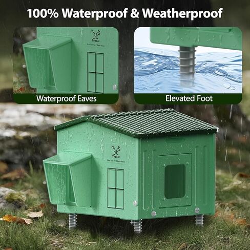 Indestructible Heated Cat House for Outdoor Cats in Winter, 100% Waterproof & Weatherproof Heated Cat House for Outside, Fully Insulated Feral Cat Shelter for Outdoor Barn Strays, 16 x 12 x 13 in in Saudi Arabia