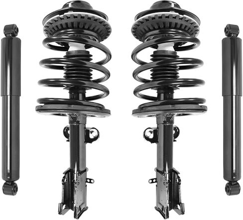 COMPLETESTRUTS - مجموعات دعامة أمامية كاملة مع نوابض لولبية واستبدال ممتص الصدمات الخلفي لسيارة كرايسلر تاون آند كانتري 2001-2007 - مجموعة من 4 قطع in Saudi Arabia