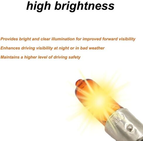 Replaces OEM Part 18642-21007-S / 1864221007S Front Turn Signal Bulb for Hyundai Azera 2012 2013 2015 2014 2016 2017 in Kuwait