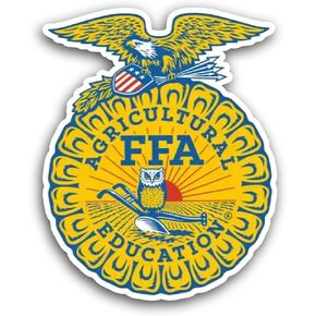 قطعتان (قطع) ملصق FFA زراعي مقاس 3 بوصات و5 بوصات، ملصقات فينيل مقاومة للماء للعديد من الأغراض مثل السيارات والشاحنات وأجهزة الكمبيوتر المحمولة والهواتف والنوافذ والمزيد in Kuwait
