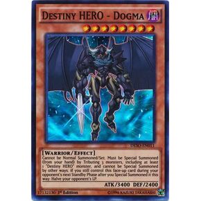 YU-GI-OH! - Destiny Hero - Dogma (DESO-EN011) - Destiny Soldiers - 1st Edition - Super Rare in Kuwait