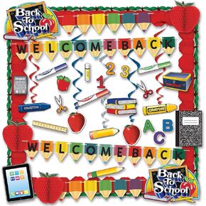 Beistle Set of 36 Welcome Back to School Teacher's Decorating Kit in Saudi Arabia
