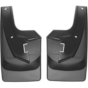 Weathertech Custom No Drill Splash Guard MudFlaps for RAM Ram 2500/3500, Ram 2500/3500 - Rear Pair (120108), Black in Saudi Arabia