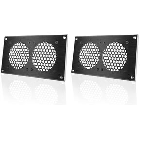 AC Infinity Ventilation Grille 5, for PC Computer AV Electronic Cabinets, Also Includes Hardware to Mount Two 80mm Fans in Kuwait