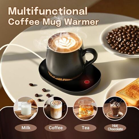 جهاز تسخين كوب القهوة للمكتب مع خاصية الإغلاق التلقائي، مجموعة سخان القهوة مع كوب للمكتب والمنزل in Kuwait