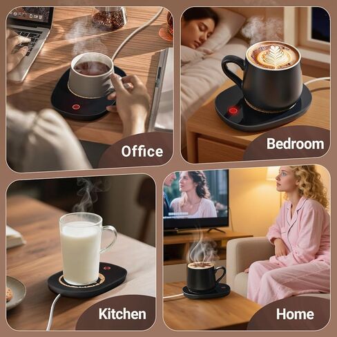 جهاز تسخين كوب القهوة للمكتب مع خاصية الإغلاق التلقائي، مجموعة سخان القهوة مع كوب للمكتب والمنزل in Kuwait