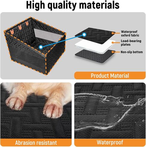 YJGF Dog Car Seat Large Size Dog,Dog Car Seat Cover for Back Seat,Back Seat Extender for Dogs,Large Dog Car Seat for Vehicles,Pet Booster Seat for Car Large Dog,Dog Car Bed for Large Dogs,Dog Hammock in Kuwait