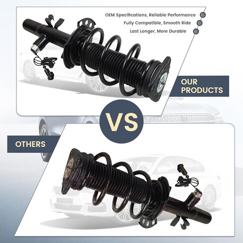 2 قطعة مجموعة الصدمات الأمامية تناسب 2015-2019 لينكولن MKC 2.0L 2.3L ، EJ7Z18124K EJ7C18B061 AST13277 (2T-1L803F04) in Kuwait