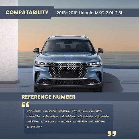 2 قطعة مجموعة الصدمات الأمامية تناسب 2015-2019 لينكولن MKC 2.0L 2.3L ، EJ7Z18124K EJ7C18B061 AST13277 (2T-1L803F04) in Kuwait