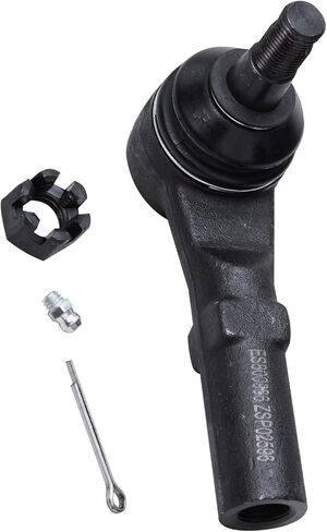 Detroit Axle - Front 2pc Tie Rods for 11-19 Dodge Charger Chrysler 300, 11-18 Challenger, 2 Outer Tie Rod Ends 2011 2012 2013 2014 2015 2016 2017 2018 2019 Replacement in Saudi Arabia