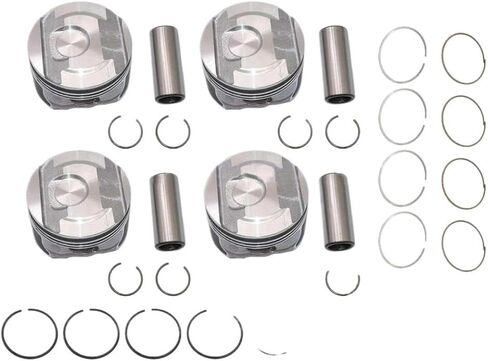 4pc 86mm Pistons And Rings Kit Compatible With Automotive Motorcycle Parts GL8 ES ATS XT5 For Part Number 12652809 19180831 12569638 89018107 12683808 in Saudi Arabia