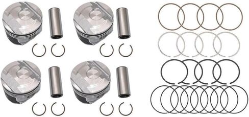 4pc 86mm Pistons And Rings Kit Compatible With Automotive Motorcycle Parts GL8 ES ATS XT5 For Part Number 12652809 19180831 12569638 89018107 12683808 in Saudi Arabia