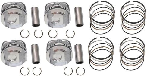 4pc 86mm Pistons And Rings Kit Compatible With Automotive Motorcycle Parts GL8 ES ATS XT5 For Part Number 12652809 19180831 12569638 89018107 12683808 in Saudi Arabia