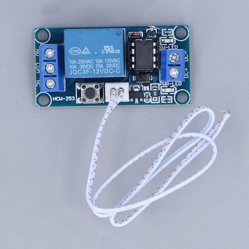Bistable Self-Locking Switch Flip-Flop Relay Module SCM Control Relay Board with Reverse Prevention Electronic Components(12V) in Saudi Arabia