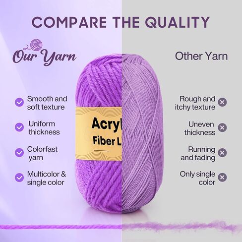 Crochet Kit, 1600 Yarns 35 Colors Acrylic Yarn Skeins, 53 PCS Crochet Hook Accessories and A Storage Bag, Yarn for Crocheting Suitable for Knitting, Knitting Kit Gift for Adult and Beginner, Black in Saudi Arabia